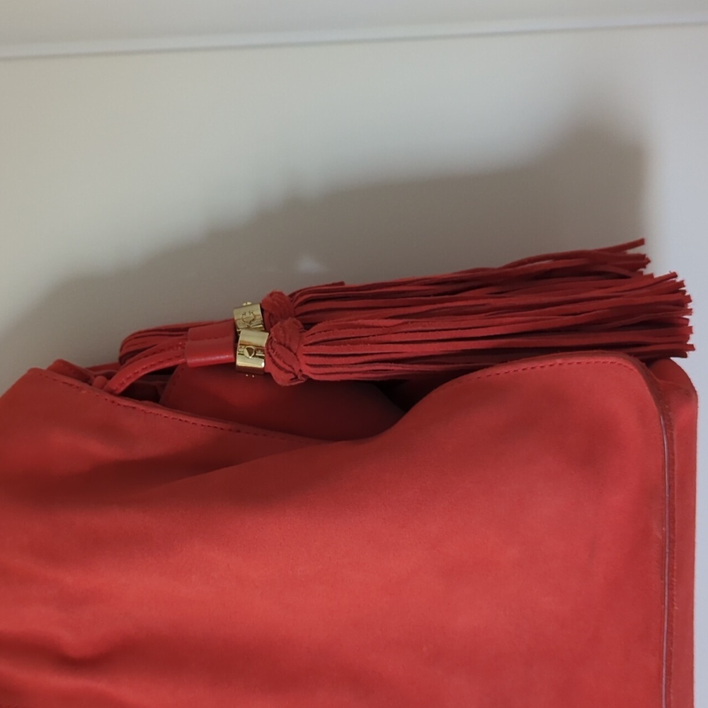 C. Wonder Orange Leather Tote Bag - Picture 2 of 5